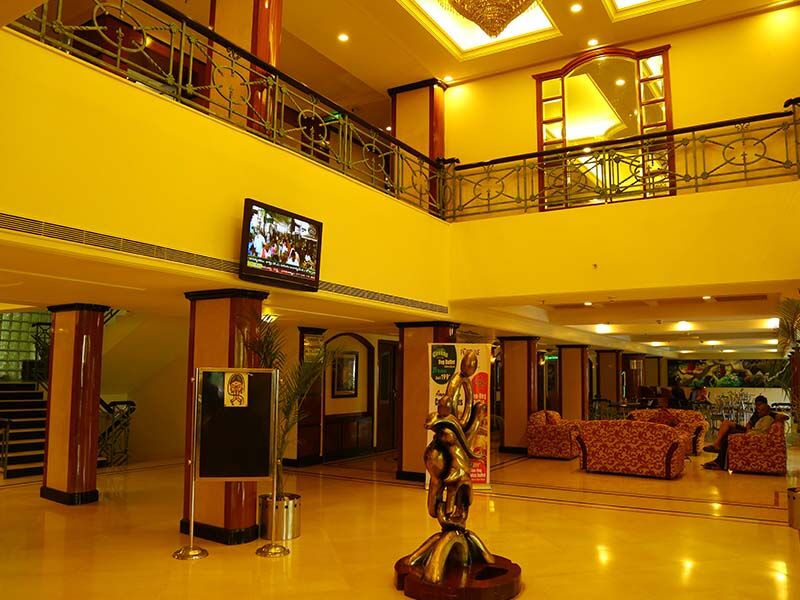Fortune Select Grand Ridge, Tirupati - Member Itc Hotels' Group Esterno foto The lobby of the hotel